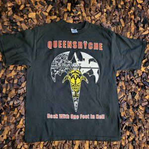 Vintage Queensryche "Back with One Foot in Hell" 2004 US Tour Black Men's Medium